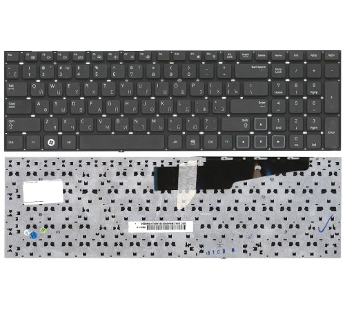 Клавиатура для ноутбука Samsung NP300E7A, NP305E7A (RU), черная