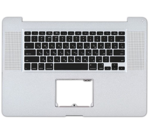 Клавиатура для ноутбука Apple Macbook A1297 черная топ-панель