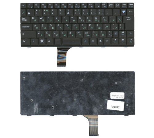 Клавиатура для ноутбука Asus EEE PC 1005HA 1008HA 1001HA 1001px (Limited Edition)черная