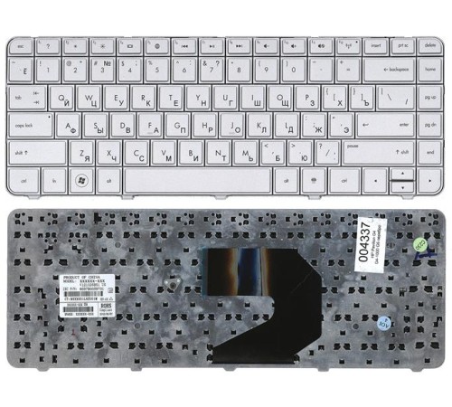 Клавиатура для ноутбука HP Pavilion G4 G4-1000 G6 G6-1000 CQ43 серебристая