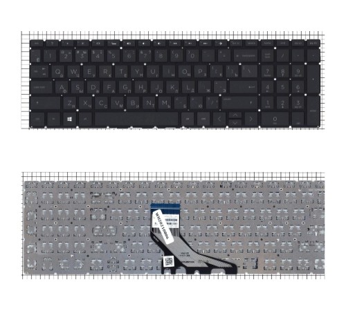 Клавиатура для ноутбука HP Pavilion Gaming 15-DK черная