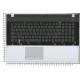 Клавиатура для ноутбука Samsung NP305E7A NP305E7A-S01RU BA75-03351C Топкейс серый, кнопки черные