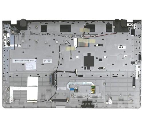 Клавиатура для ноутбука Samsung NP305E7A NP305E7A-S01RU BA75-03351C Топкейс серый, кнопки черные