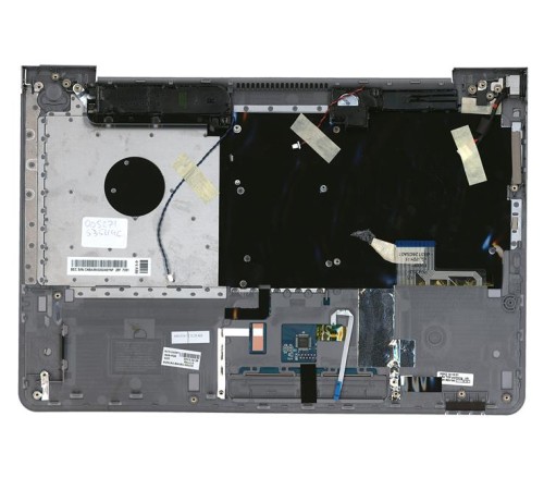 Клавиатура для ноутбука Samsung 535U4C NP535U4C 535U4C-S02 BA75-04038M черная топ-панель серый