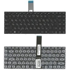 Клавиатура для ноутбука Asus UX серий черная с подсветкой без рамки (0KNB0-MF1UI13)
