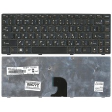 Клавиатура для ноутбука Lenovo IdeaPad G360 черная с черной рамкой
