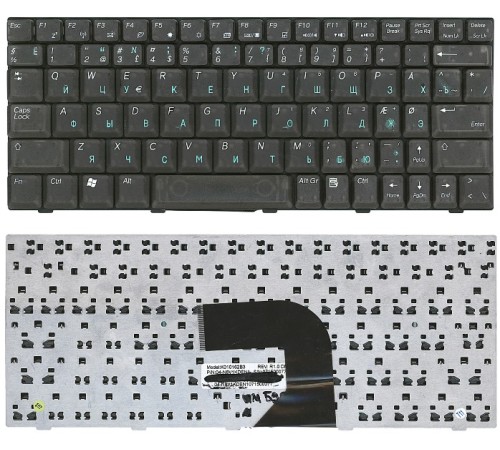 Клавиатура для ноутбука ASUS M5200N S5200N черная