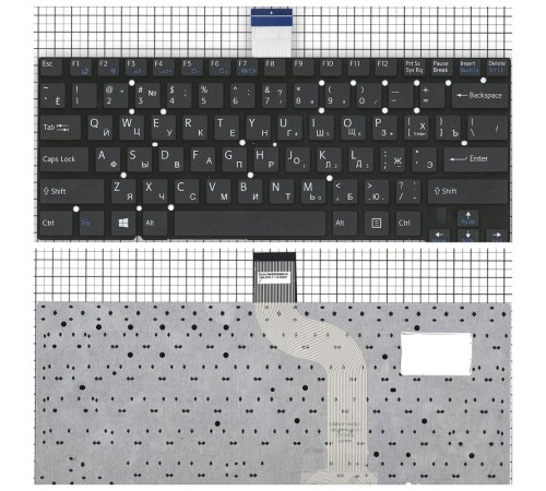 Клавиатура для ноутбука Sony Vaio Ultrabook SVT14 SVT13 черная