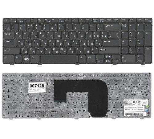 Клавиатура для ноутбука Dell Vostro 3700 черная