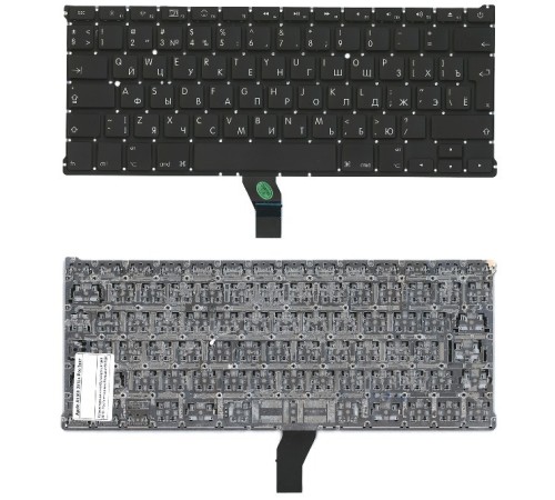 Клавиатура для ноутбука Apple A1369 2010+ черная, большой ENTER RU original
