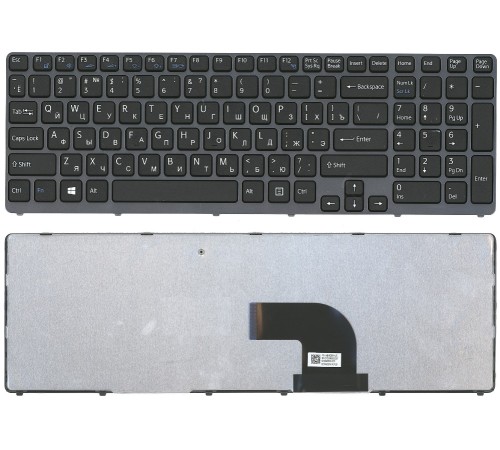 Клавиатура для ноутбука Sony Vaio SVE17 черная