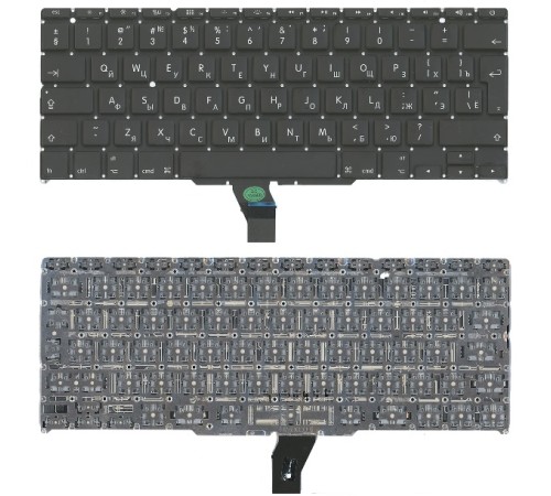 Клавиатура для ноутбука Apple A1370 большой ENTER 2011+ с подсветкой