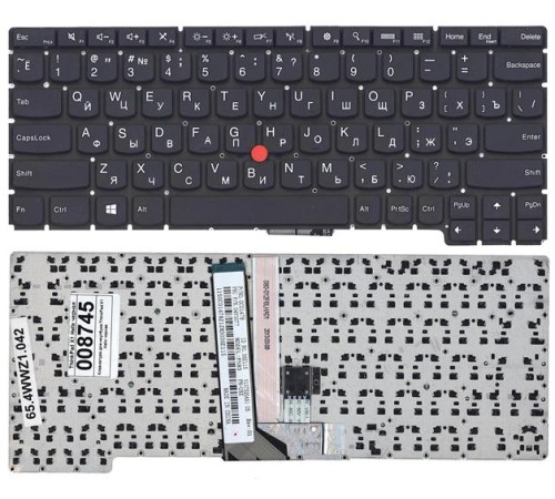 Клавиатура для ноутбука Lenovo ThinkPad X1 Helix черная