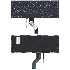 Клавиатура для ноутбука Acer Aspire V5-473G черная с подсветкой