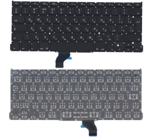Клавиатура для ноутбука Apple MacBook Pro 13" Retina A1502 2013+ черная большой Enter