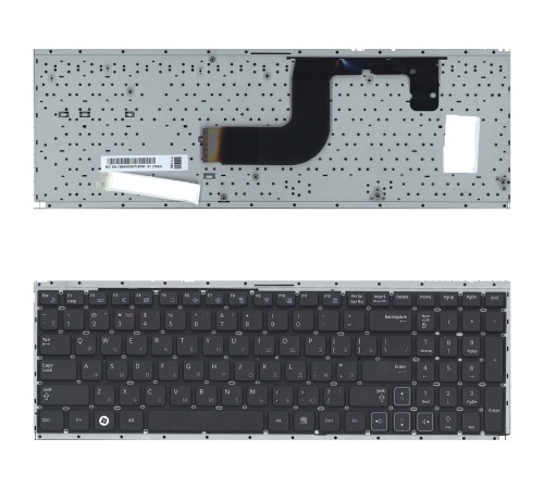 Клавиатура для ноутбука Samsung RC510 RV513 RV520 черная с частью корпуса
