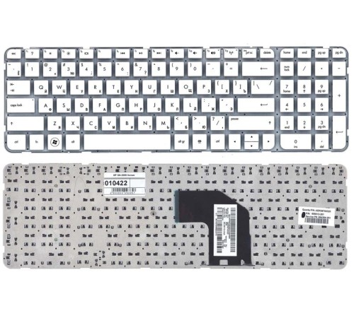 Клавиатура для ноутбука HP G6-2000 белая