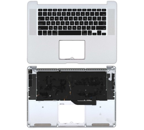 Клавиатура для ноутбука Apple MacBook Pro A1398 топ-панель (2012, Early 2013)