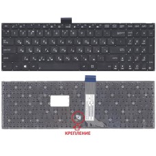 Клавиатура для ноутбука ASUS X502 X502CA (RU) черная, без рамки (Плоский Enter) [10151]