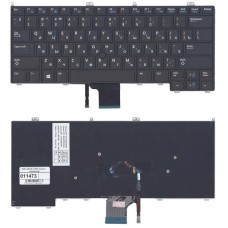 Клавиатура для ноутбука Dell Latitude e7440 e7420 черная без подсветки