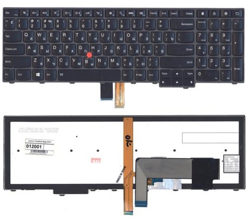 Клавиатура для ноутбука Lenovo ThinkPad Edge E531 E540 черная с подсветкой