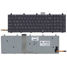 Клавиатура для ноутбука MSI GE60 GE70 с подсветкой черная без рамки