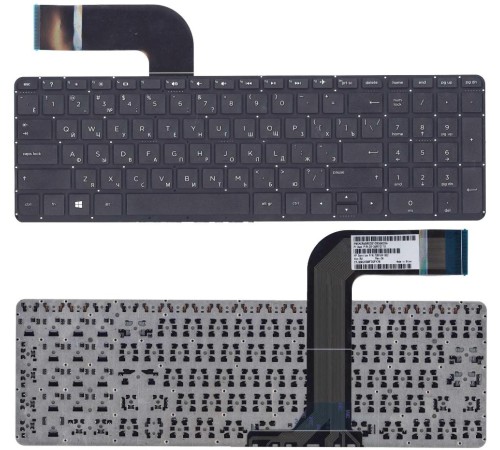 Клавиатура HP Pavilion 15-P, 17-F (RU),  черная