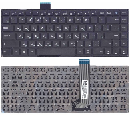 Клавиатура для ноутбука Asus F402, F402C, F402CA, X402, X402C, X402CA (RU) черная