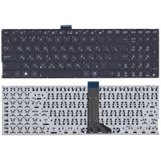 Клавиатура для ноутбука Asus X553, X553M, X553S, X553SA, A555L, F555L, K555L, R554L черная (плоский ENTER) [10228]