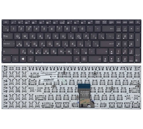 Клавиатура для ноутбука Asus UX52 черная