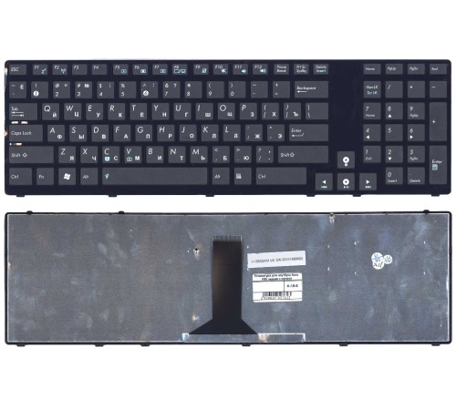 Клавиатура для ноутбука Asus K95 черная с рамкой