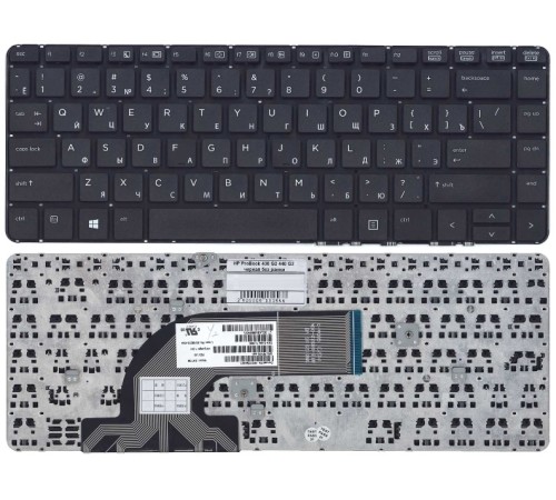 Клавиатура для ноутбука HP ProBook 430 G2 440 G2 445 G2 черная без рамки