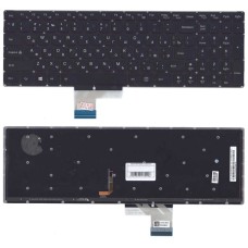 Клавиатура для ноутбука Lenovo Y50-70 черная с подсветкой