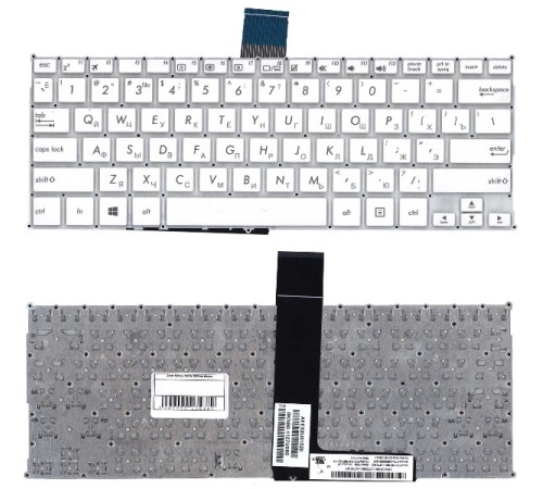 Клавиатура для ноутбука Asus f200ca f200la f200ma X200 белая