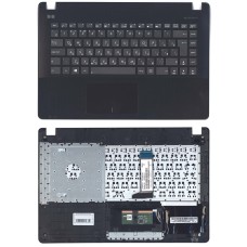 Клавиатура для ноутбука Asus X451 X451CA черная топ-панель
