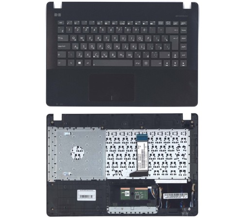 Клавиатура для ноутбука Asus X451 X451CA черная топ-панель