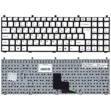 Клавиатура для ноутбука DNS W765S белая