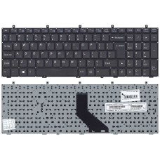 Клавиатура для ноутбука DNS 0170720 Clevo W350 w370 черная (большой ENTER)
