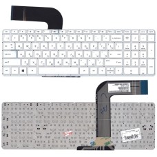 Клавиатура для ноутбука HP Pavilion 17-F 15-P белая