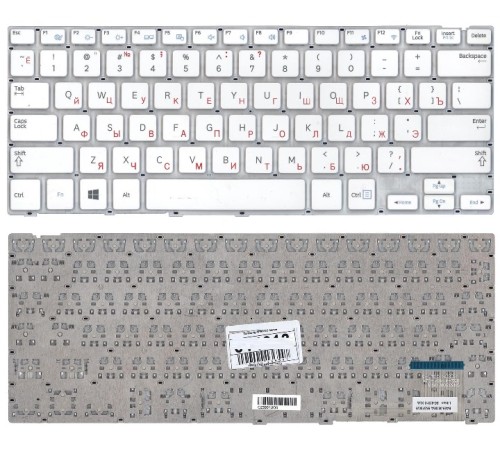 Клавиатура для ноутбука Samsung NP915S3 белая