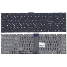 Клавиатура для ноутбука MSI GT72 GS60 GS70 GP62 GE70 GL72 GE72 черная с белой подсветкой [5361]