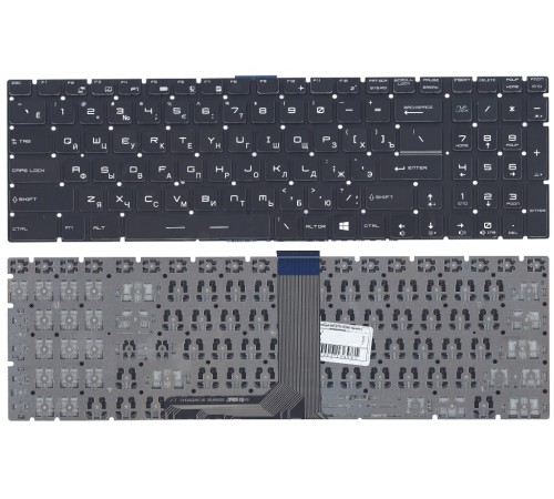 Клавиатура для ноутбука MSI GT72 GS60 GS70 GP62 GE70 GL72 GE72 черная белой с подсветкой