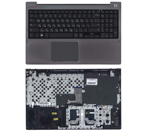 Клавиатура для ноутбука Samsung NP670Z5E-X01 топ-панель серая