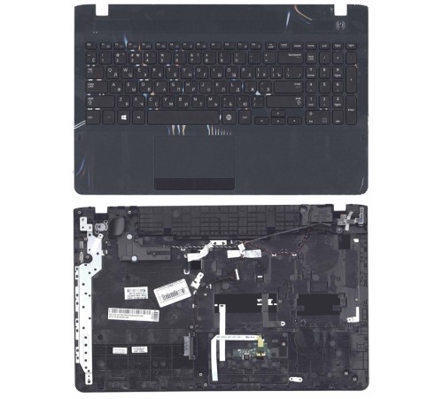Клавиатура для ноутбука Samsung NP270B5E 270E5G 270E5U 270E5R топ-панель черная