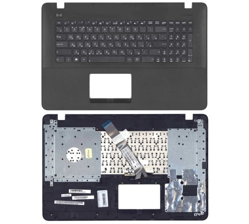 Клавиатура для ноутбука Asus X751 топ-панель черная