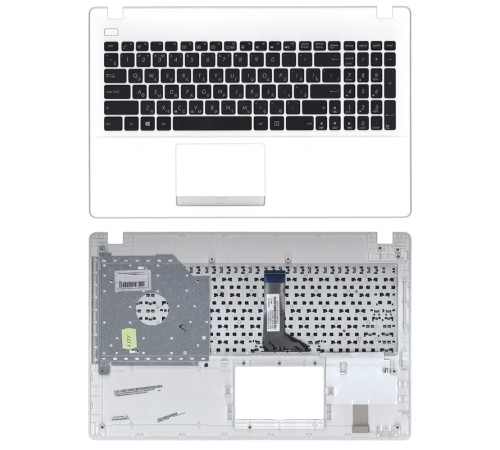 Клавиатура для ноутбука Asus X551 топ-панель белая
