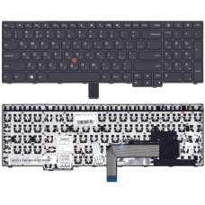 Клавиатура для ноутбука IBM Lenovo Thinkpad E550 E550C E555 E560 E565 черная с подсветкой