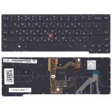Клавиатура для ноутбука Lenovo ThinkPad X1 carbon Gen 2 2014 черная с подсветкой