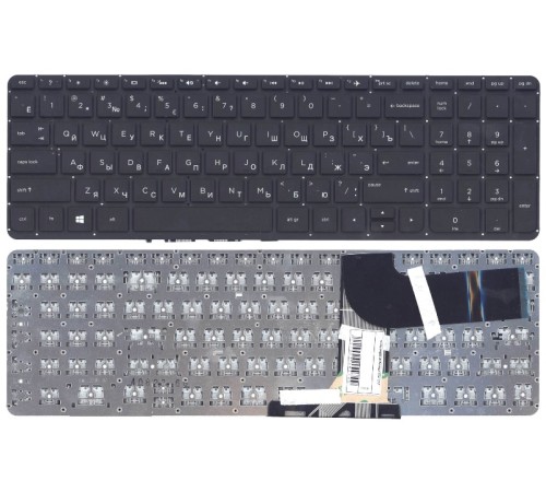 Клавиатура для ноутбука HP Pavilion 15-P, 15-K, 17-F черная с подсветкой