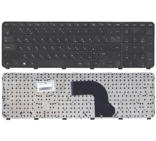 Клавиатура для ноутбука HP Pavilion dv7-7000 черная с рамкой